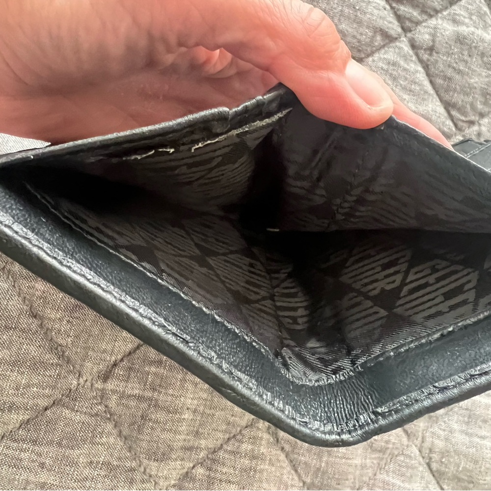 Kurt Geiger Black Quilted Wallet - Picture 4 of 5